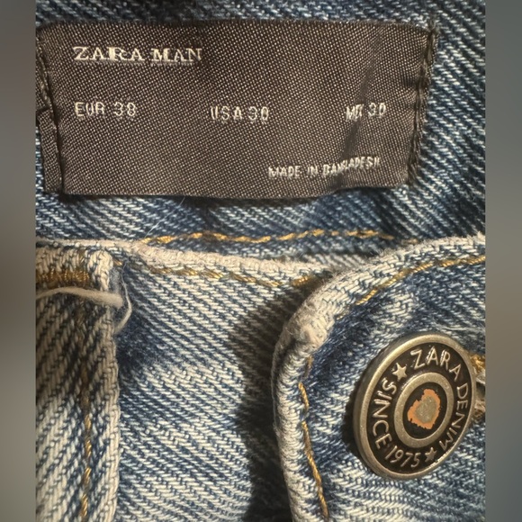 Zara Man skinny jeans distressed size 30 denim designer buttonfly. - Picture 5 of 6